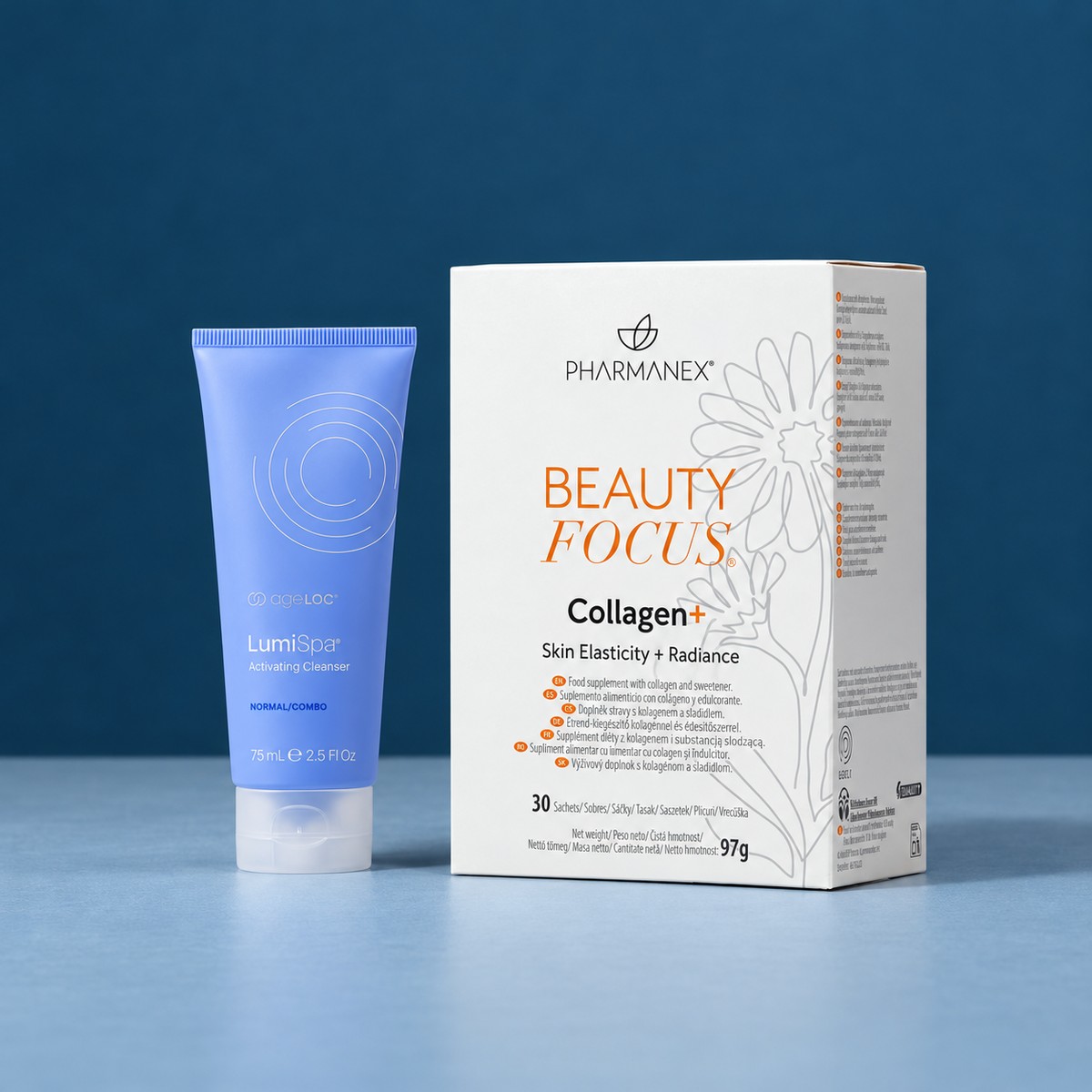 Beauty Focus Collagen+ وageLOC LumiSpa Activating Face Cleanser - عناية فاخرة بالبشرة