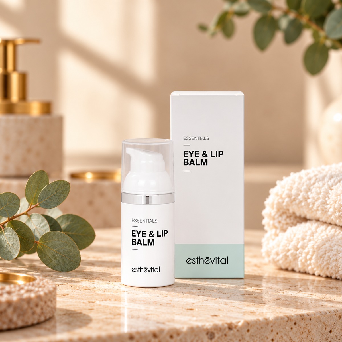 EYE & LIP BALM - Premium-Hautpflege