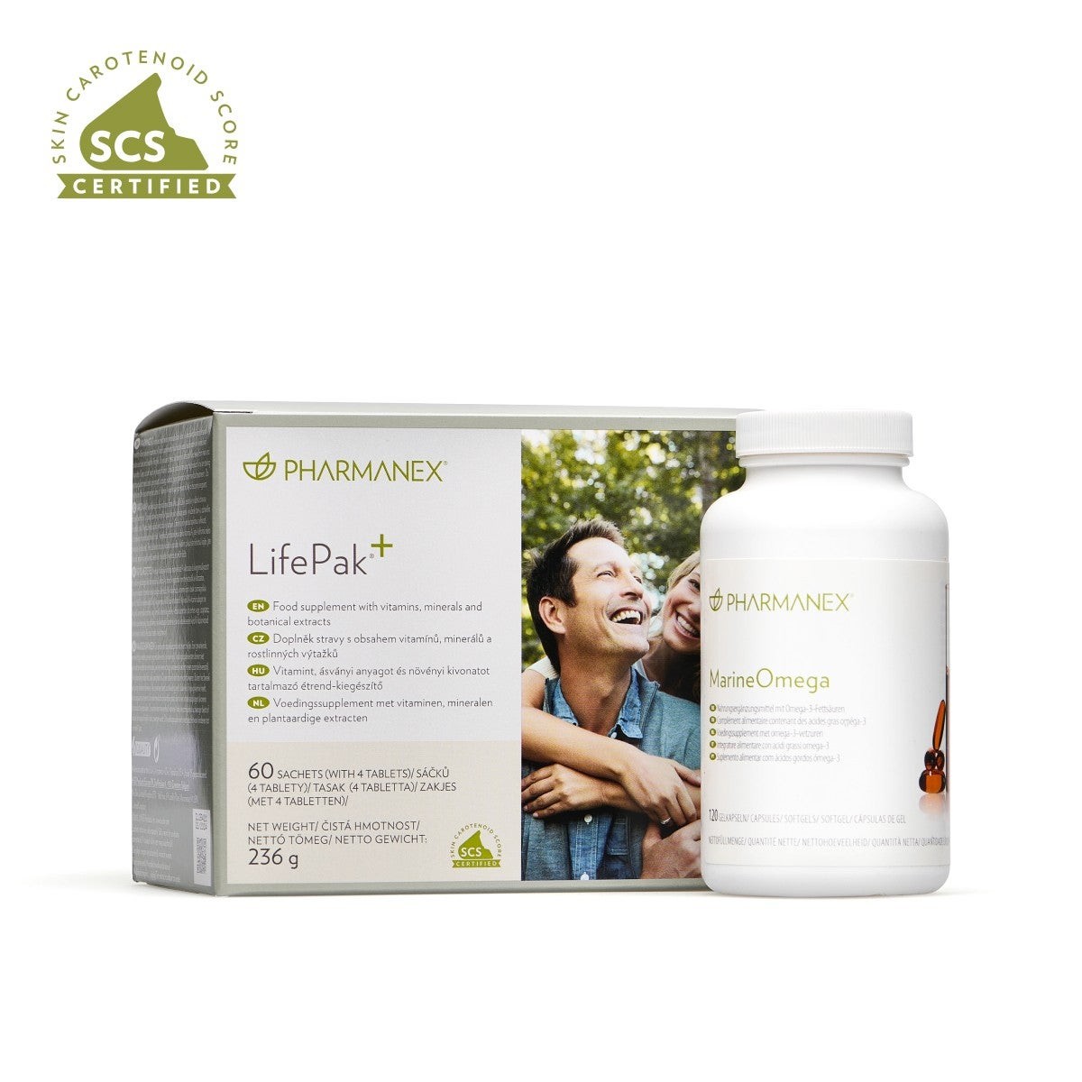 LifePak+ & MarineOmega ADR-Programm-Paket - Premium-Hautpflege
