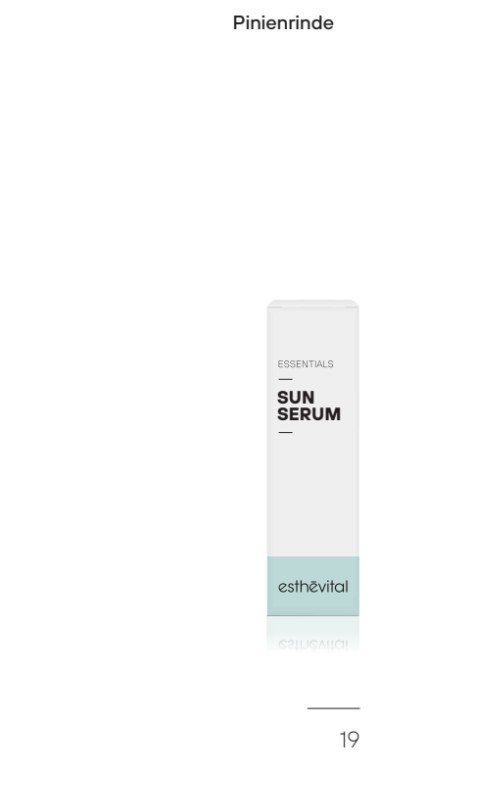 SUN SERUM 50 — Verpackung