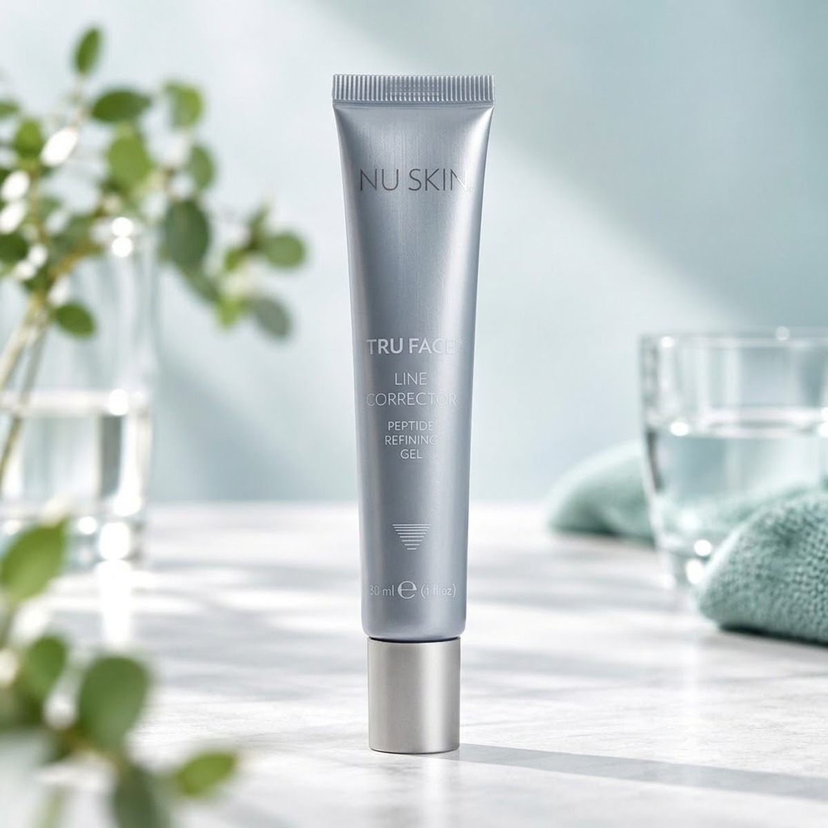Tru Face Line Corrector Peptide Refining Gel (Restbestand) - Premium-Hautpflege