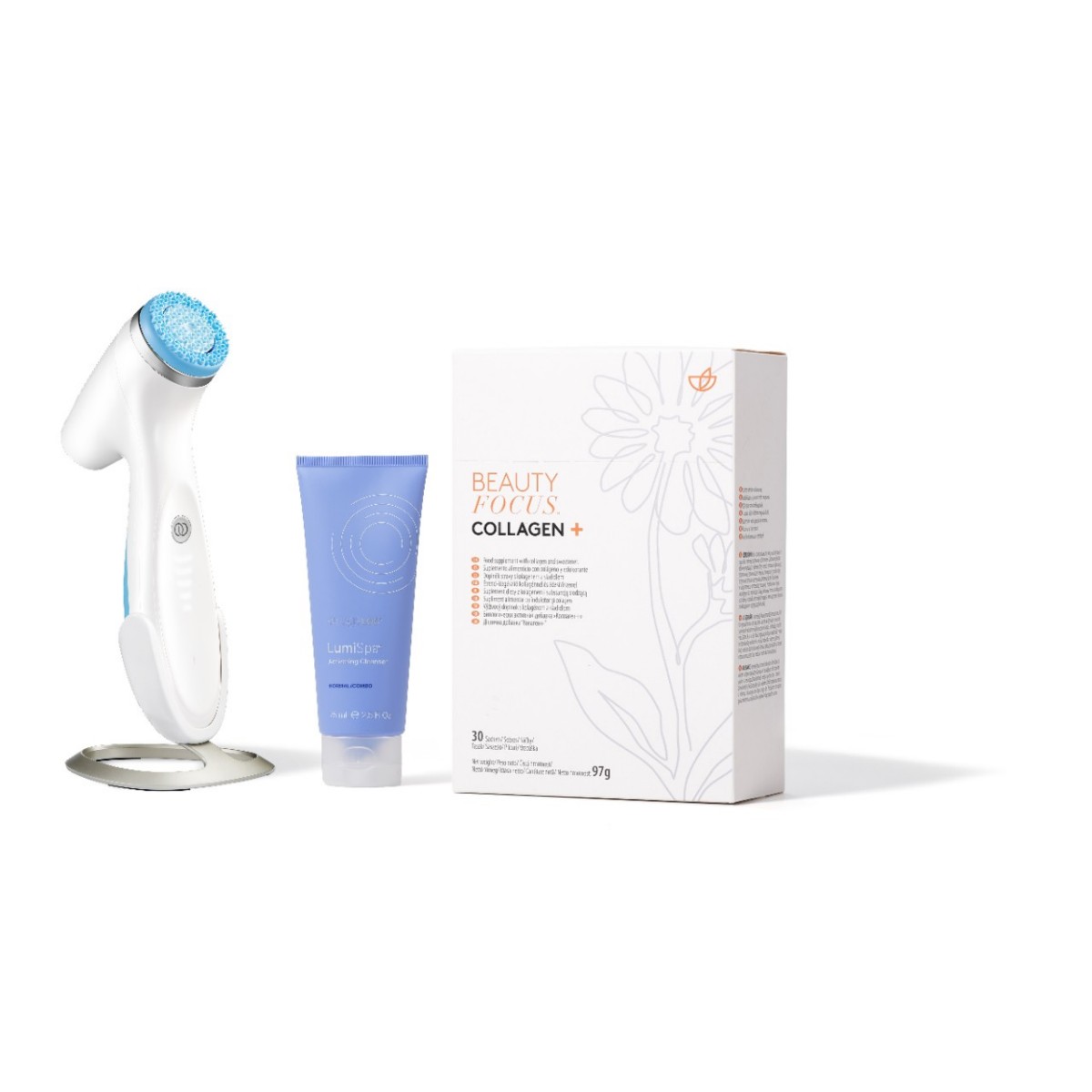 Better together Collagen+ and ageLOC LumiSpa iO System - Premium-Hautpflege