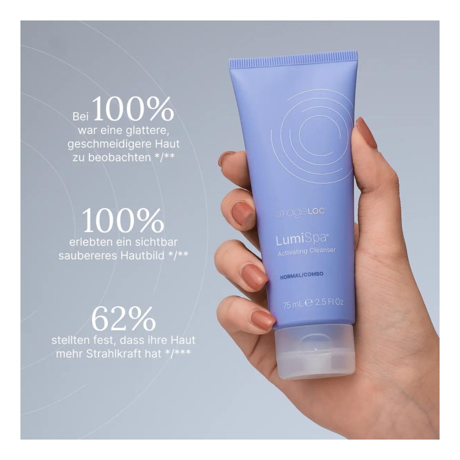 ageLOC LumiSpa Activating Face Cleanser – Normale bis Mischhaut — Ansicht 2