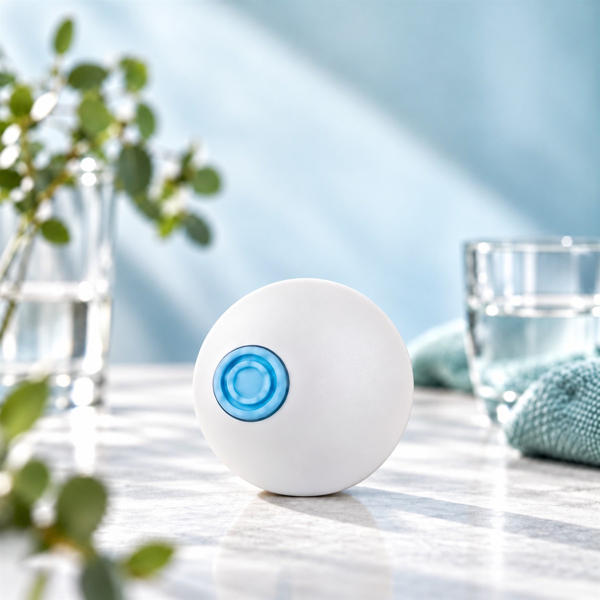 ageLOC LumiSpa iO Accent – Weiß/Blau - Premium-Hautpflege