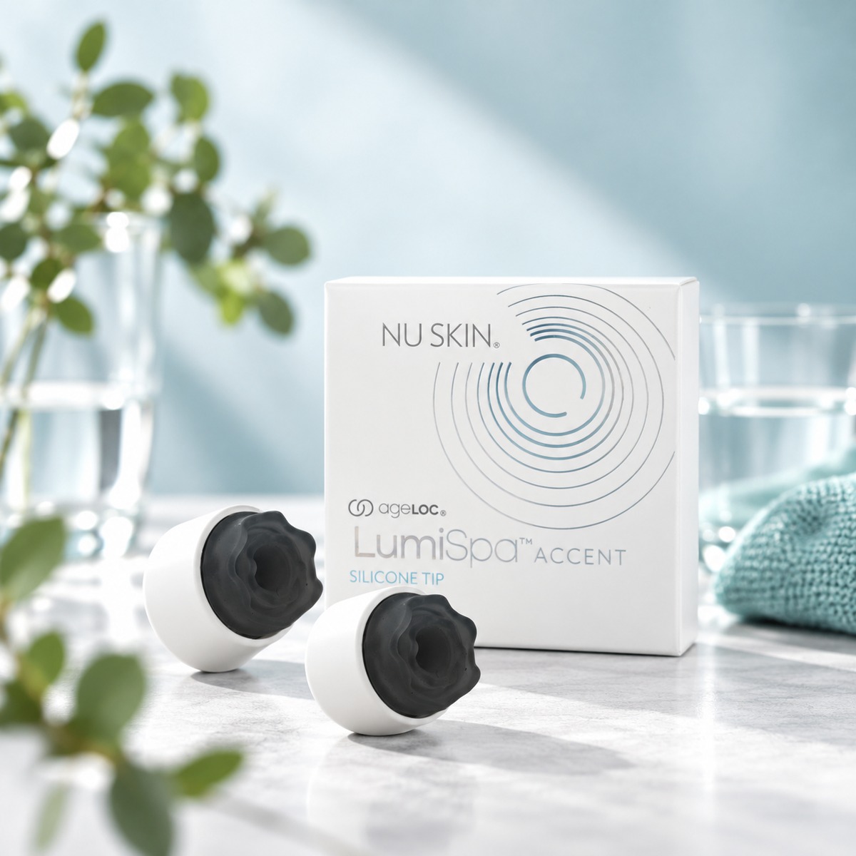 TCS LumiSpa Accent Twin Pak Grey (origineel) - Premium huidverzorging