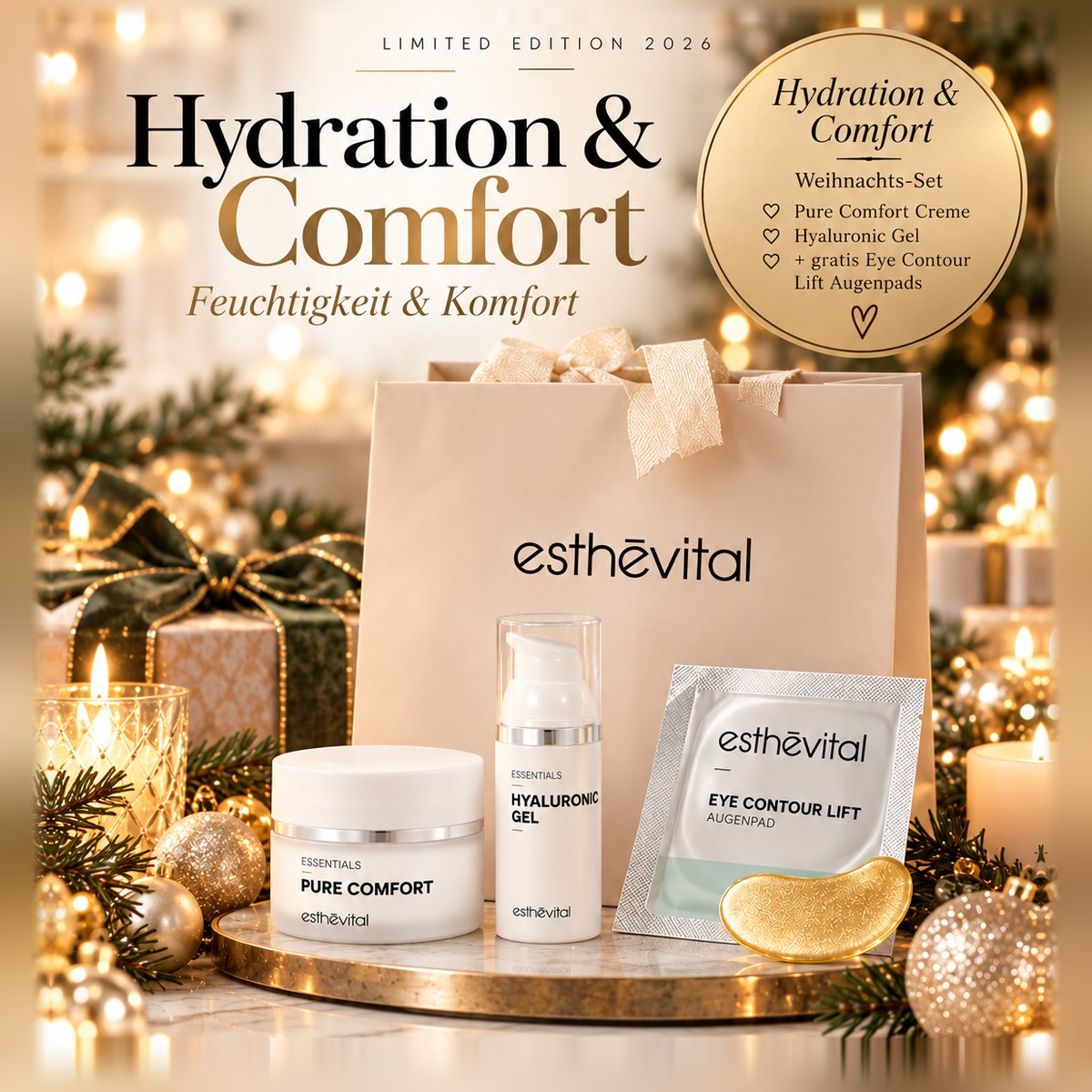 ESTHEVITAL Xmas 01 · Hydration & Comfort - عناية فاخرة بالبشرة